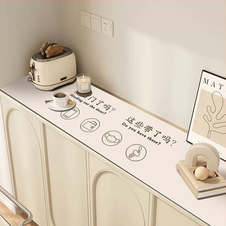 PVC zaštitna podloga za stol – pravokutna, višestruka upotreba, upija vodu, otporna na mrlje, moderni minimalistički stil