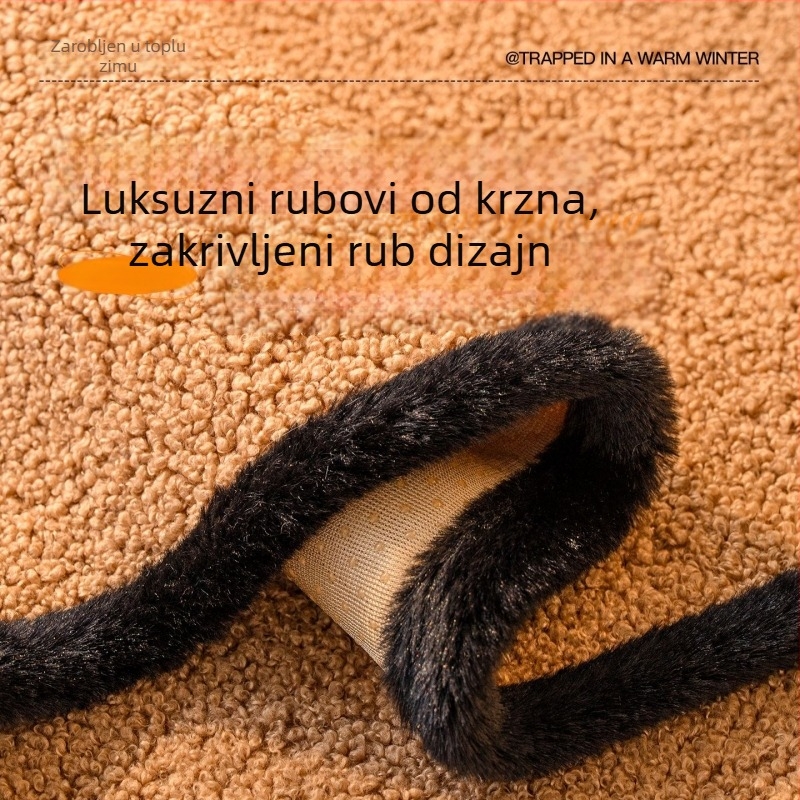 Jastuk za kauč, pliš materijal, kompatibilan s modularnim kaučem, minimalistički modern stil, tip jastuka pad, protuklizna površina