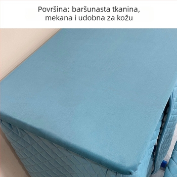 Stolni prekrivač od poliester-pamuka, pravokutnog oblika, otporan na prašinu, modernog minimalističkog stila