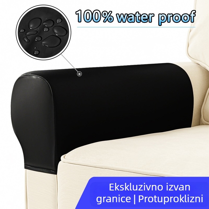 Navlaka za naslon za ruke kauča – mješavina poliestera i elastana (92% poliester, 8% elastan), univerzalno za kauč, jednostavan stil