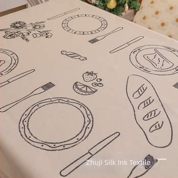 Pravokutni vodootporni stolnjak – 50/50 poliester-pamuk mješavina, kućna upotreba, američki stil, lagani luksuzni stolnjak za dnevni boravak, spavaću sobu i blagovaonu