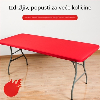 Stolnjak - protuklizni, otporan na habanje, otporan na prašinu, uklonjiv i periv, pravokutnog oblika, moderni minimalistički jednobojni dizajn, za kuću i ured