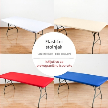 Stolnjak - protuklizni, otporan na habanje, otporan na prašinu, uklonjiv i periv, pravokutnog oblika, moderni minimalistički jednobojni dizajn, za kuću i ured