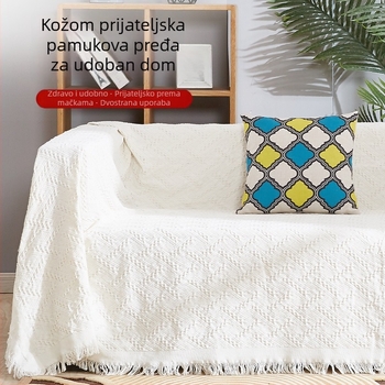 Navlaka za kauč od poliestera, prugasti uzorak, jednostavan stil