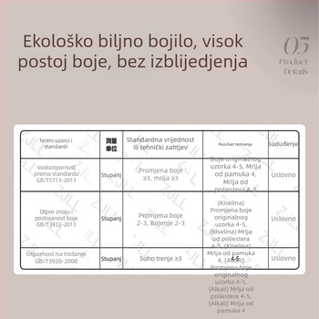 Ubrus za stol - vodootporan, otporan na masnoće, toplinski izoliran; materijal: pamuk-lin sličan; uzorak: otisnut; svjež i jednostavan stil