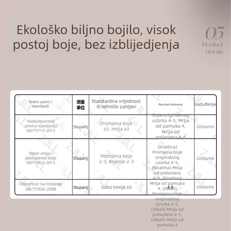 Ubrus za stol - vodootporan, otporan na masnoće, toplinski izoliran; materijal: pamuk-lin sličan; uzorak: otisnut; svjež i jednostavan stil