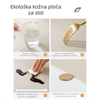 Stolnjak za stol PVC, pravokutnog oblika, vodootporan, otporan na masnoće, ne treba pranje, jednostavan i moderan stil, uzorak mreža/geometrijski/ biljni.