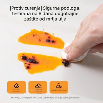 Stolnjak kvadratnog oblika s mrežastim uzorkom, sprječava nabor, od poliuretanske elastične vlakne