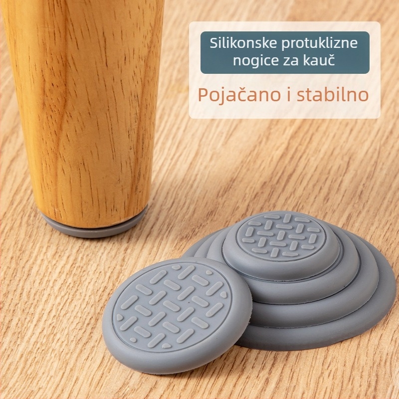 Mingshuo Protuklizne nožne podloške za namještaj – za stolove, stolice i sofe, kvadratni PVC, nordijski stil