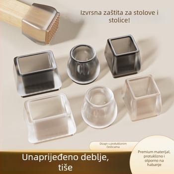 Kružni silikonski zaštitnici nogu stolova i stolica, protuklizni, otporni na habanje