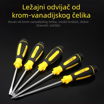 Phillips i plosnati odvijač s magnetskim držačem, uštedni Torx ručni odvijač, duljina 4/5/6 inča