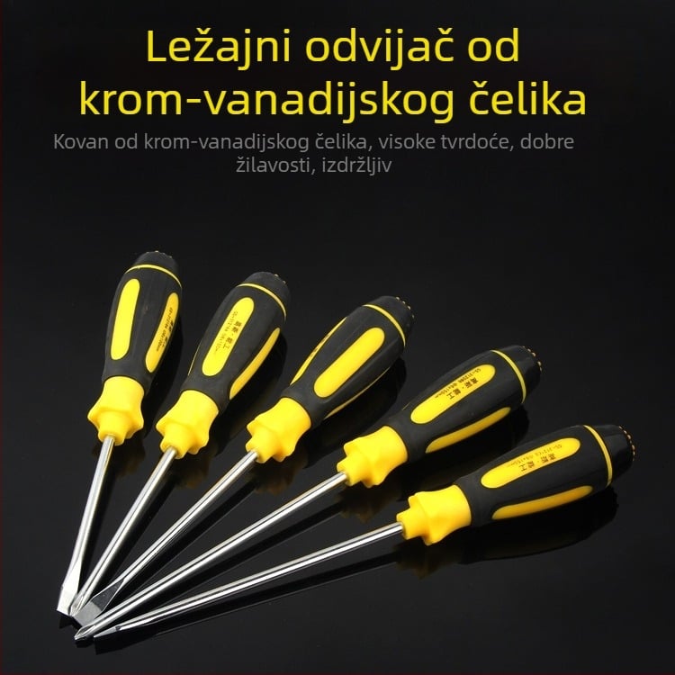 Phillips i plosnati odvijač s magnetskim držačem, uštedni Torx ručni odvijač, duljina 4/5/6 inča