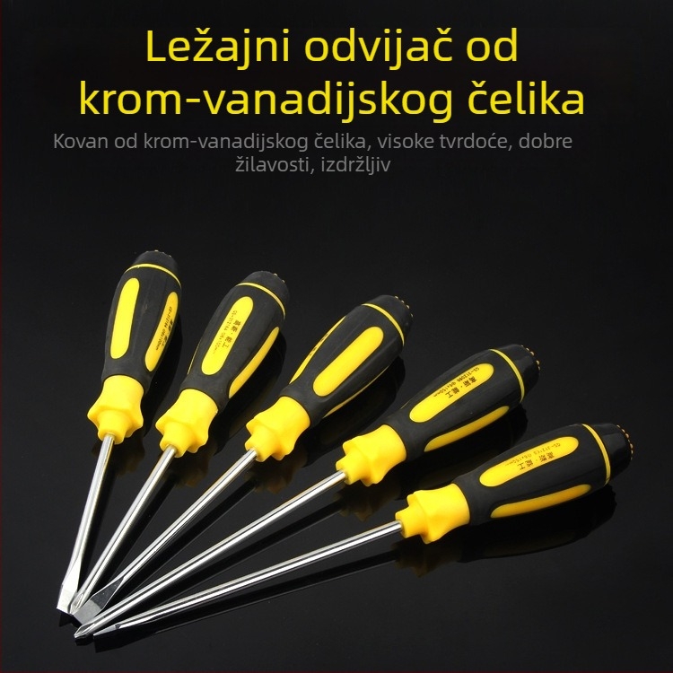 Phillips i plosnati odvijač s magnetskim držačem, uštedni Torx ručni odvijač, duljina 4/5/6 inča