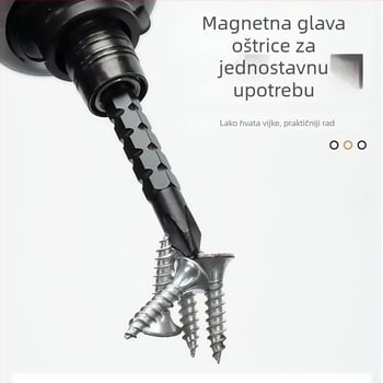 Poluautomatski odvijač s ratchetnim mehanizmom i dvostrukom teleskopskom drškom – kompaktan višenamjenski alat za kućnu upotrebu