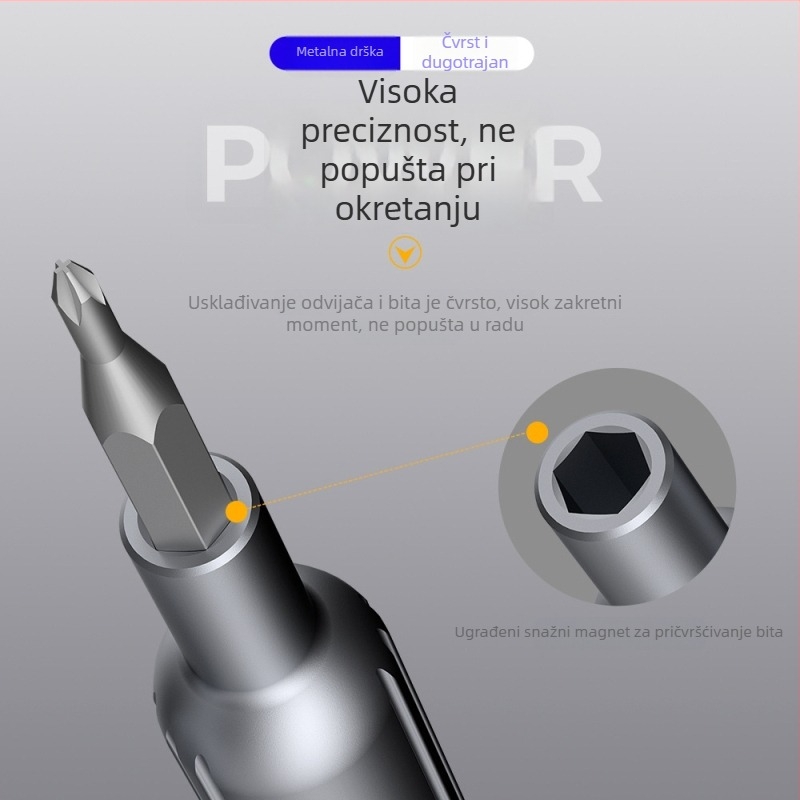 Ručni set odvijača, 31 dijelova, Cr-V čelik, magnetičan, bez izolacije, 300 g