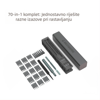 70-in-1 višenamjenski ručni odvijač za popravak mobitela i računala — magnetski, S2 legura čeličnog alata