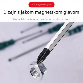 Phillips odvijač, udarni odvijač industrijske klase, križna glava, produženi teški nastavak odvijača