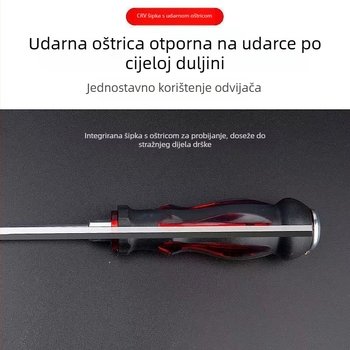 Phillips odvijač, udarni odvijač industrijske klase, križna glava, produženi teški nastavak odvijača