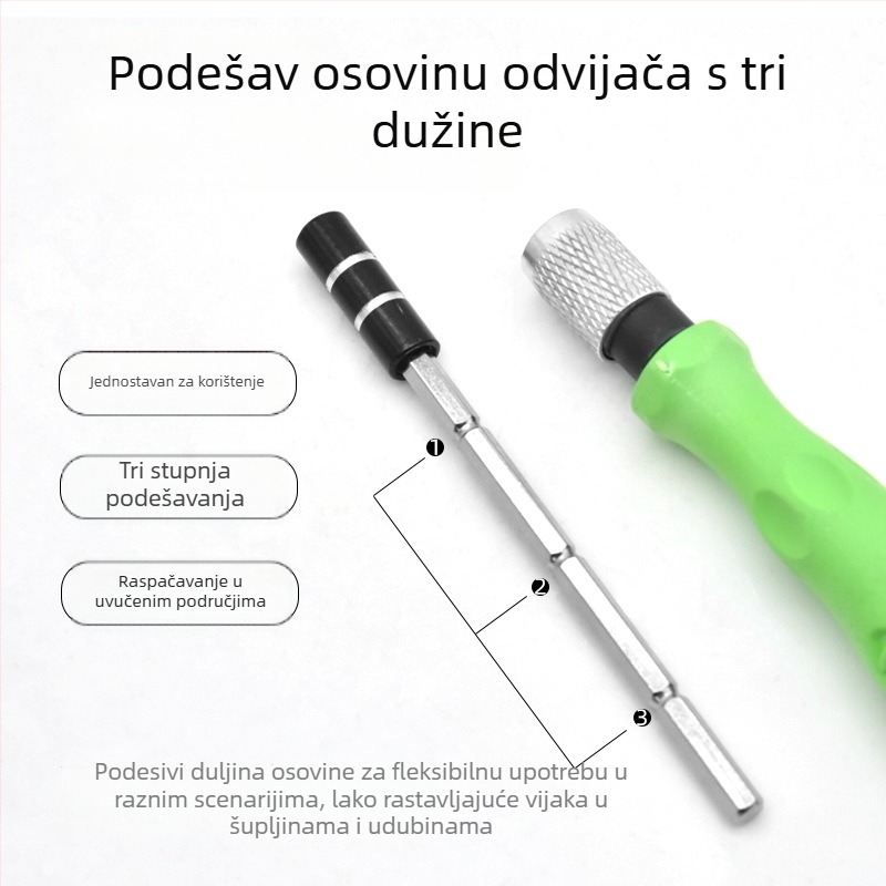 32-u-1 višefunkcionalni ručni odvijač set za popravak i demontažu mobitela i računala