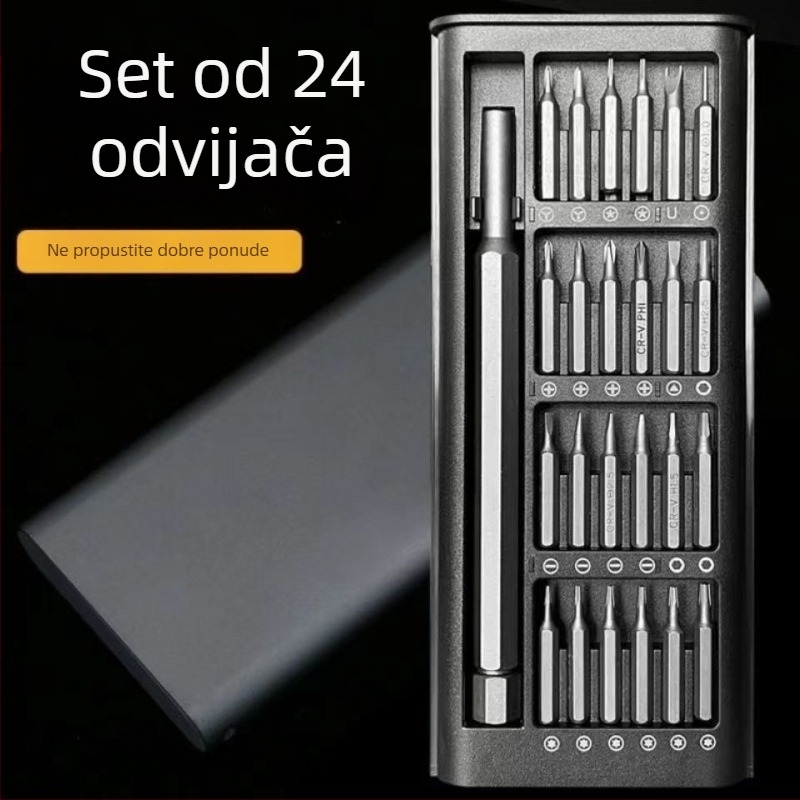 Ice Bird Višenamjenski set odvijača za popravak računala i mobitela, precizni alati za demontažu – iz bakarnog legura, 240 g, nemagnetni, bez izolacije