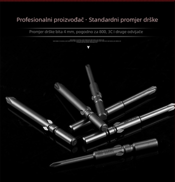 Magnetski Philips PH0 bit za električni odvijač, 4 mm osovina