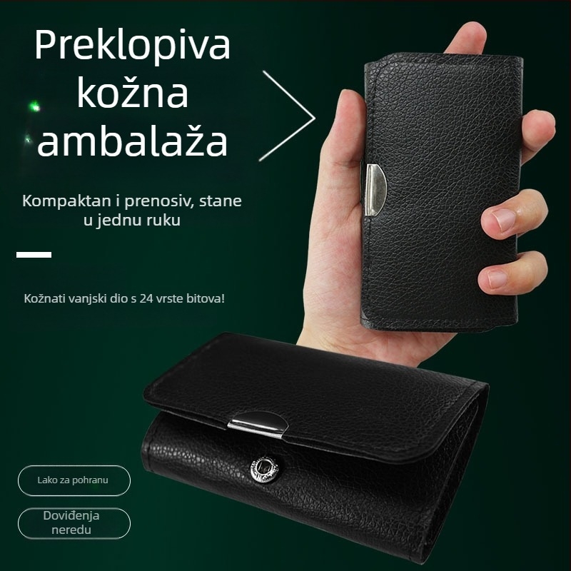 25-dijelni Phillips set odvijača za elektroniku, izoliran, karbonska čelika, 125 g, za naočale, satove, telefone i iPad