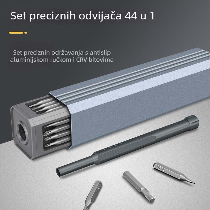 44-u-1 precizni set odvijača za popravak mobitela i računala – magnetski, CR-V čelik, težina 0.25, bez izolacije