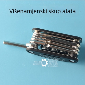 Višenamjenski sklopivi odvijač i šesterokutni ključ, 16-in-1, prijenosno, odvojivo, S2 legirani alat