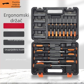 Set odvijača, magnetiziran i izoliran, od ugljičnog čelika, težina 1900 g