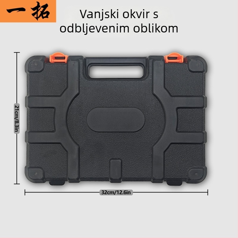 Set odvijača, magnetiziran i izoliran, od ugljičnog čelika, težina 1900 g