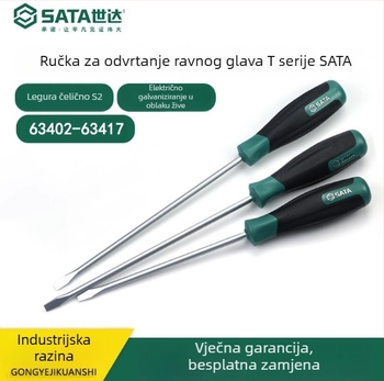 Shida ravni odvijač, krom-vanadijeva čeli, magnetski, neizoliran