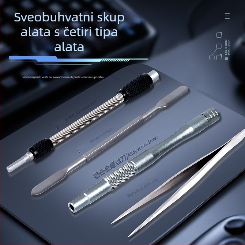 Debo hardware Set odvijača 128-in-1 za kućnu upotrebu, cilindrični prijenos dizajn, profesionalan, višefunkcionalan, S2 alatna čelika