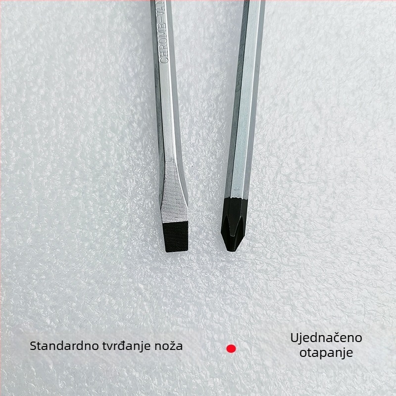 Šarafciger s ravnim i križnim vrhom, karbonska čelika, magnetska špička, jednovrstna konstrukcija, PC+TPR držač