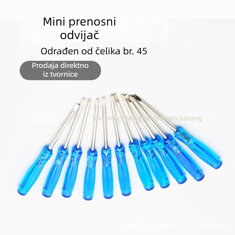 Phillips i odvijači ravne glave, 45# čelik, magnetični, izolirani, plastična drška