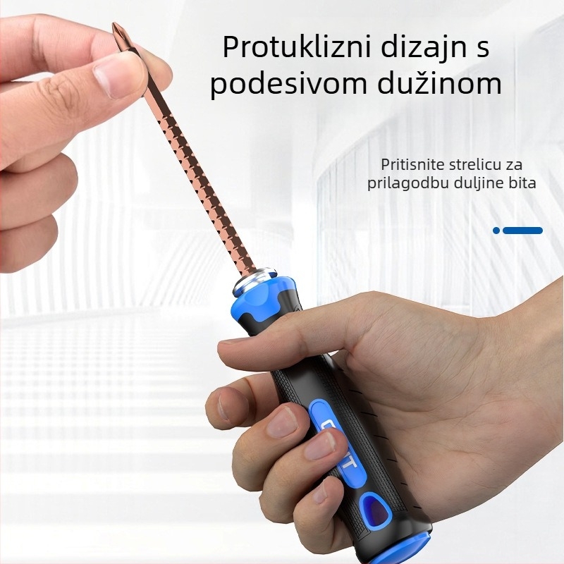 Chint višefunkcionalni set odvijača s ravnim i križnim vrhom, magnetski i izolirani, CR-V čelik, PP držač