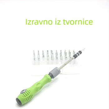 32-in-1 višenamjenski set odvijača s magnetskim dizajnom, od ugljičnog čelika, težina 85 g