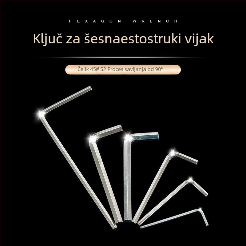 Magnetski set odvijača s pravokutnim kutem od 90° za uske prostore; L- i Z-oblik ručki; od karbonskog čelika; uključuje križni (Z prošireni) bit, standardni L-bit i mini šesterokutni ključ