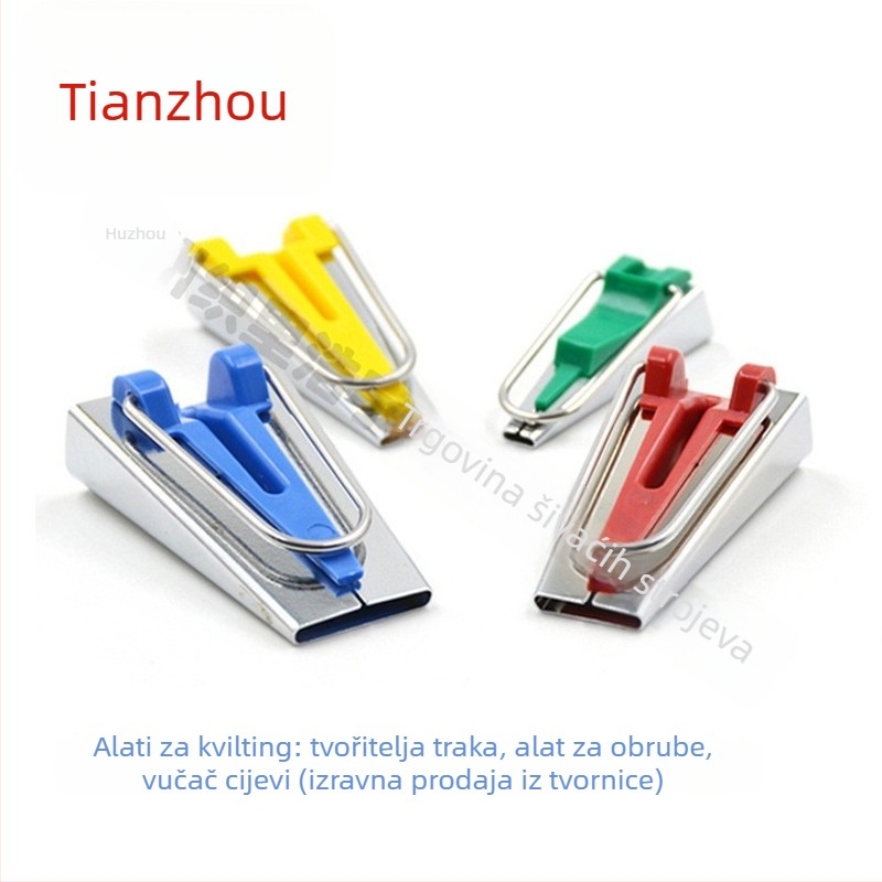 Pribor za šivanje – set patchwork alata: tape maker, edger, curler, rolling edge tool, puller; DIY marka, 100 kom, 90 g
