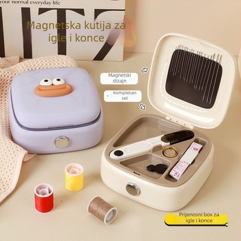 Prijenosna džepna kutija za igle, ABS materijal, kutija 120 kom, Cute serija, Stil: INS minimalistički/europski/japanski