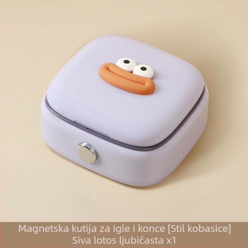 Prijenosna džepna kutija za igle, ABS materijal, kutija 120 kom, Cute serija, Stil: INS minimalistički/europski/japanski