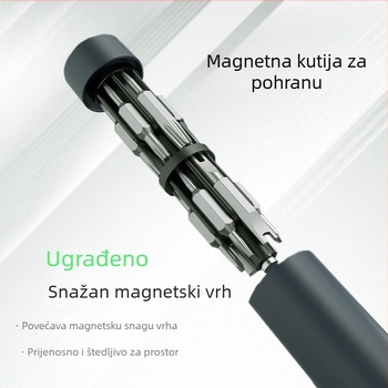 Mingtutegong 27-u-1 magnetski set preciznih odvijača za mobitele, računala i naočale — krom-vanadijska čelik, težina 59