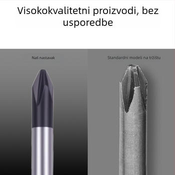 FINDER Set odvijača s narančasto-crnim držačem, snažno magnetni Philips i ravni odvijači za kućne popravke