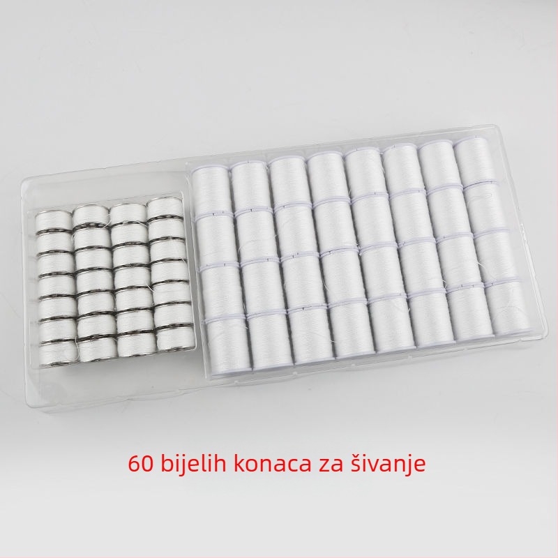 Kutija za šivanje, marka Sewing thread, porijeklo Guangdong, pakiranje 36 kom., bruto težina 0,28 kg, za kućne šivaće strojeve.
