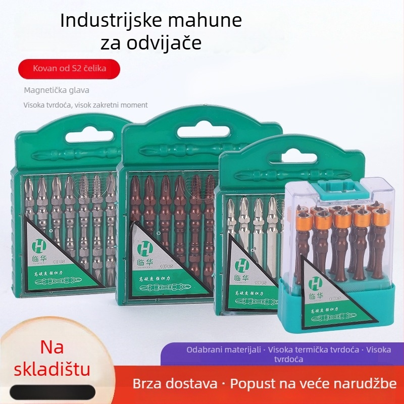 Dvostrani Philips bit, S2 alatni čelik, magnetski, visoka čvrstoća
