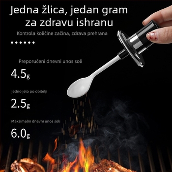 Stakleni set za ulje s integriranom kutijom za začine, Proizvod 07 — moderan minimalistički dizajn, tisak loga dostupan