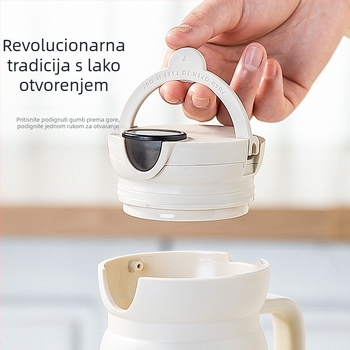 Staklena bočica za ulje s automatskim otvaranjem poklopca — za ulje i začine, moderni minimalistički stil, Joman