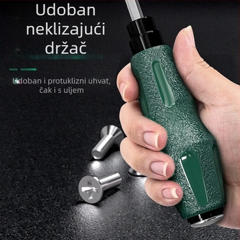 Odvijač s prolaznom drškom, krom-vanadijska čelika, visoka tvrdoća, magnetski, neizolirani