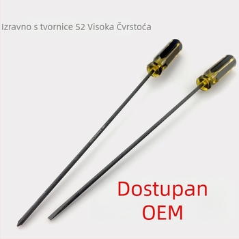Odvijač za šivaće strojeve, magnetski, CR-V krom-vanadij čelik, PVC držač, ravna i križna glava