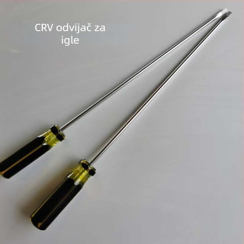 Odvijač za šivaće strojeve, magnetski, CR-V krom-vanadij čelik, PVC držač, ravna i križna glava