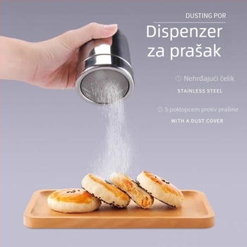 Spray praha s finom mrežom – boca za začine kakao i kava, alat za pečenje, lansiran 2023, moderan stil jednostavnosti